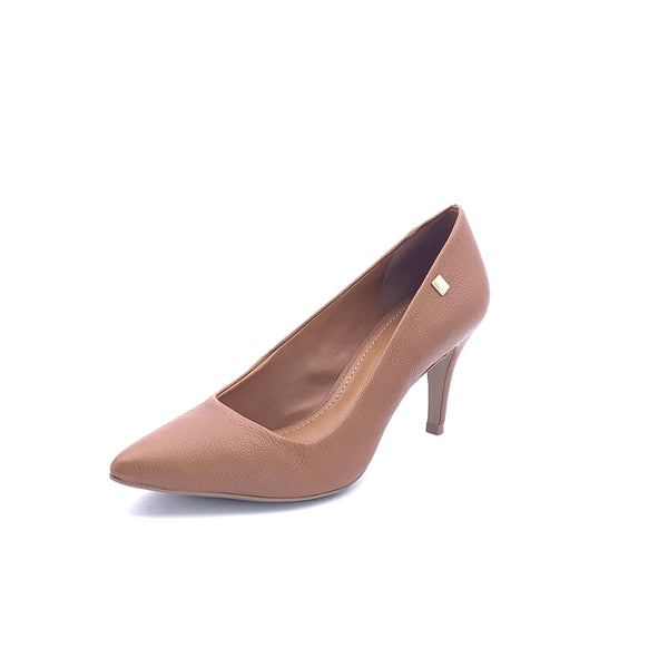 Brown pump heels